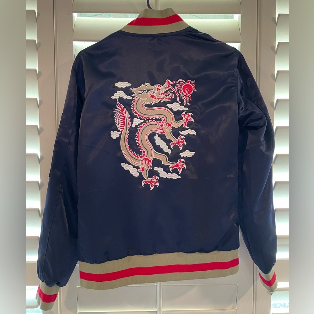 CHRDLR Satin Bomber jacket size small